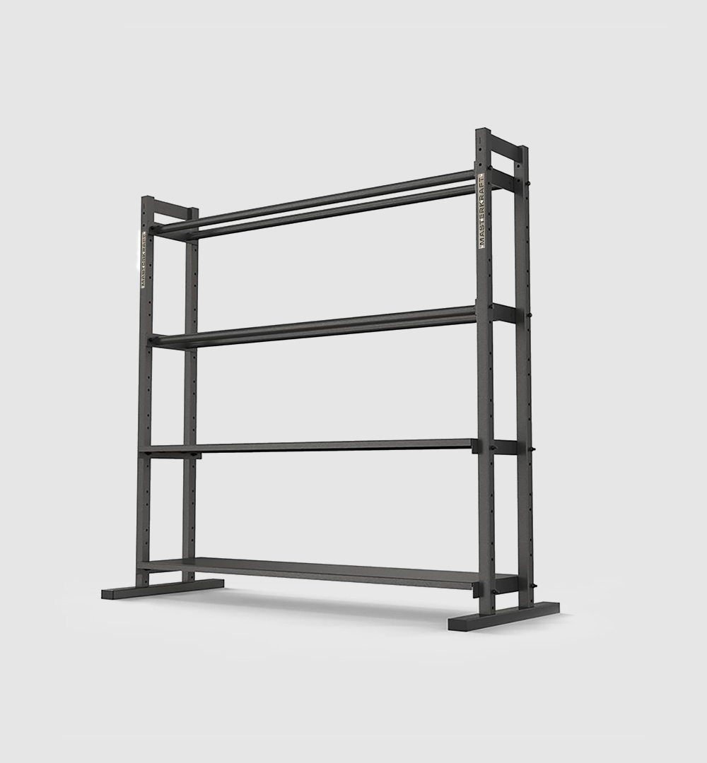 Modular Storage Rack – Complete (2/Dual Pipe, 2/Flat Shelf) product image