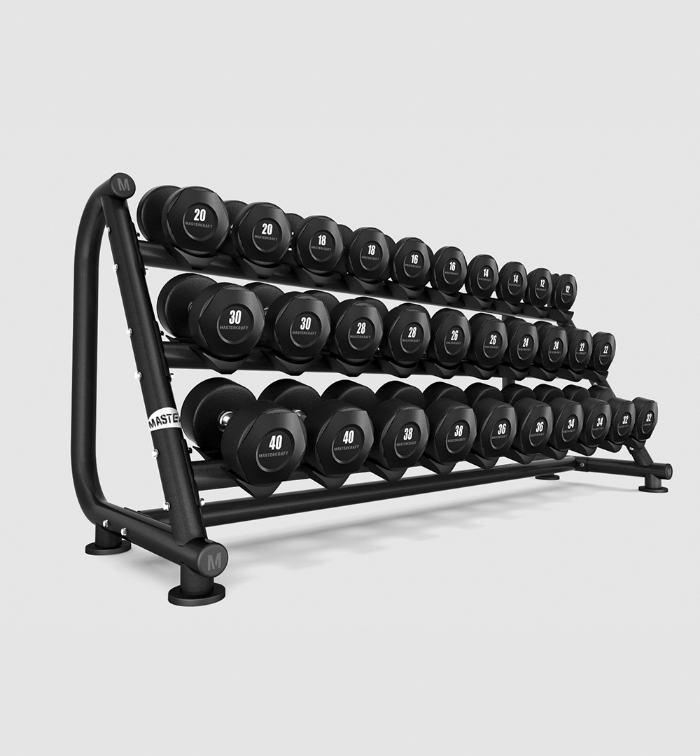 Horizontal Dumbbell Rack – 3 Tier (15 Pair) product image
