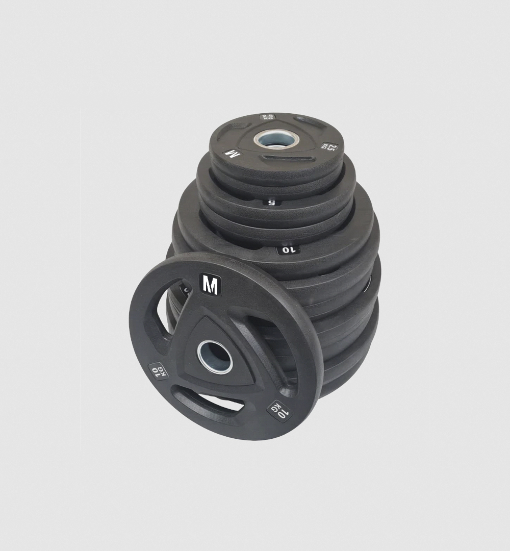 Olympic Premium Rubber Weight Plates (3 Grip) (Set of 10) – 150kg product image