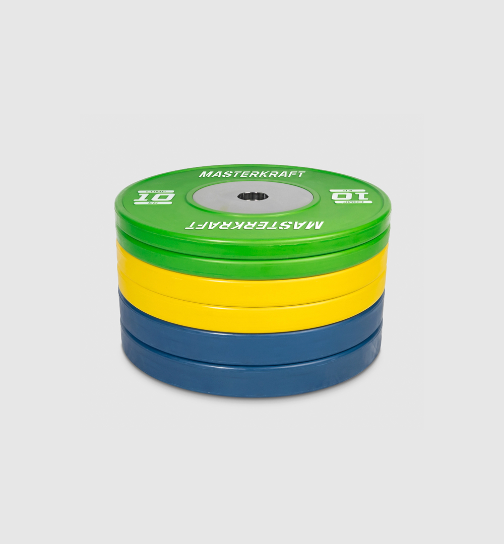 Coloured Bumper Plates (Set of 6) – 90kg product image